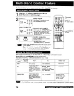 Предварительный просмотр 14 страницы Panasonic OmniVision PV-QV200 Operating Instructions Manual