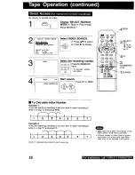 Предварительный просмотр 18 страницы Panasonic OmniVision PV-QV200 Operating Instructions Manual