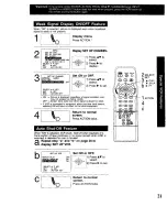 Предварительный просмотр 21 страницы Panasonic OmniVision PV-QV200 Operating Instructions Manual