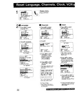 Предварительный просмотр 22 страницы Panasonic OmniVision PV-QV200 Operating Instructions Manual