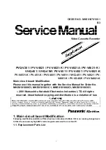 Предварительный просмотр 144 страницы Panasonic OmniVision PV-QV201 Service Manual