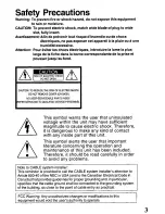 Preview for 3 page of Panasonic OmniVision PV-QV201 User Manual