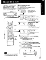 Предварительный просмотр 13 страницы Panasonic Omnivision PV-S9670 Operating Manual