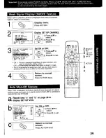 Предварительный просмотр 39 страницы Panasonic Omnivision PV-S9670 Operating Manual