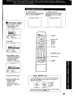 Предварительный просмотр 43 страницы Panasonic Omnivision PV-S9670 Operating Manual