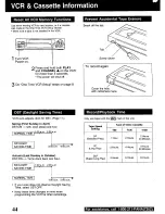 Предварительный просмотр 44 страницы Panasonic Omnivision PV-S9670 Operating Manual