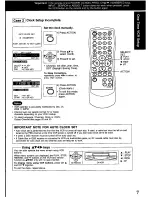 Предварительный просмотр 7 страницы Panasonic Omnivision PV-V4000 User Manual