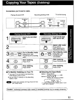 Предварительный просмотр 11 страницы Panasonic Omnivision PV-V4000 User Manual