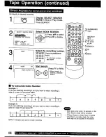 Предварительный просмотр 18 страницы Panasonic Omnivision PV-V4000 User Manual