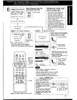 Предварительный просмотр 7 страницы Panasonic Omnivision PV-V4020 Operating Manual