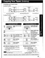 Предварительный просмотр 11 страницы Panasonic Omnivision PV-V4020 Operating Manual