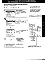 Предварительный просмотр 13 страницы Panasonic Omnivision PV-V4020 Operating Manual