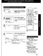 Предварительный просмотр 21 страницы Panasonic Omnivision PV-V4020 Operating Manual