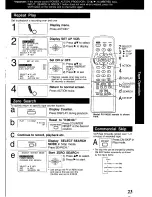 Предварительный просмотр 23 страницы Panasonic Omnivision PV-V4020 Operating Manual