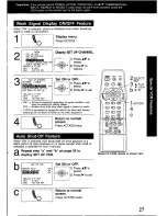 Предварительный просмотр 27 страницы Panasonic Omnivision PV-V4020 Operating Manual