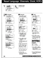 Предварительный просмотр 28 страницы Panasonic Omnivision PV-V4020 Operating Manual