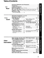 Preview for 3 page of Panasonic Omnivision PV-V4030S User Manual