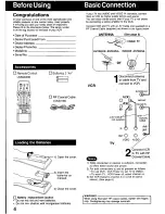 Preview for 4 page of Panasonic Omnivision PV-V4030S User Manual