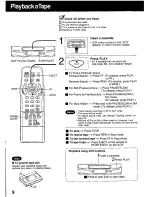 Preview for 8 page of Panasonic Omnivision PV-V4030S User Manual