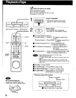 Предварительный просмотр 8 страницы Panasonic Omnivision PV-V4530S User Manual