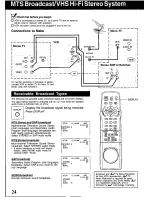 Preview for 24 page of Panasonic Omnivision PV-V4530S User Manual