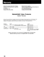 Preview for 34 page of Panasonic Omnivision PV-V4530S User Manual