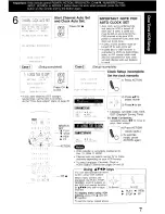 Предварительный просмотр 7 страницы Panasonic Omnivision PV-V4540 Operating Instructions Manual