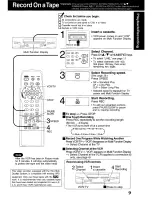 Предварительный просмотр 9 страницы Panasonic Omnivision PV-V4540 Operating Instructions Manual