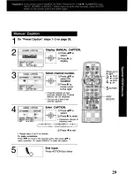 Предварительный просмотр 30 страницы Panasonic Omnivision PV-V4540 Operating Instructions Manual