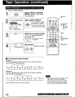 Preview for 24 page of Panasonic Omnivision PV-V4540 Operating Manual