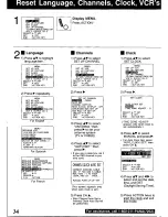 Preview for 34 page of Panasonic Omnivision PV-V4540 Operating Manual