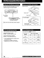 Preview for 36 page of Panasonic Omnivision PV-V4540 Operating Manual