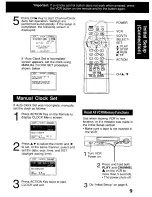 Preview for 9 page of Panasonic Omnivision PV-V4611 Operating Instructions Manual