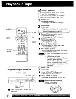 Preview for 14 page of Panasonic Omnivision PV-V4611 Operating Instructions Manual