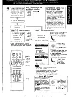 Preview for 7 page of Panasonic Omnivision PV-V4620 Operating Manual