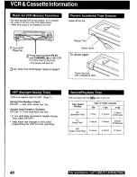 Preview for 40 page of Panasonic Omnivision PV-V4620 Operating Manual