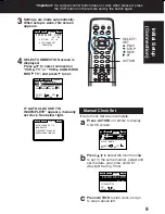 Предварительный просмотр 9 страницы Panasonic Omnivision PV-V4622 Operating Instructions Manual