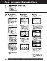 Предварительный просмотр 12 страницы Panasonic Omnivision PV-V4622 Operating Instructions Manual