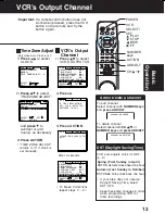 Предварительный просмотр 13 страницы Panasonic Omnivision PV-V4622 Operating Instructions Manual