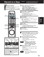 Предварительный просмотр 15 страницы Panasonic Omnivision PV-V4622 Operating Instructions Manual