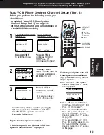 Предварительный просмотр 19 страницы Panasonic Omnivision PV-V4622 Operating Instructions Manual