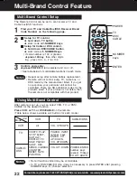 Предварительный просмотр 22 страницы Panasonic Omnivision PV-V4622 Operating Instructions Manual