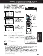 Предварительный просмотр 27 страницы Panasonic Omnivision PV-V4622 Operating Instructions Manual