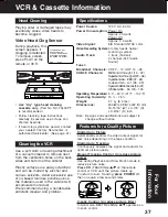 Предварительный просмотр 37 страницы Panasonic Omnivision PV-V4622 Operating Instructions Manual