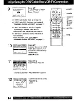 Предварительный просмотр 14 страницы Panasonic Omnivision PV-VS4821 Operating Manual