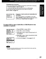 Предварительный просмотр 15 страницы Panasonic Omnivision PV-VS4821 Operating Manual