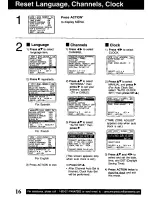 Предварительный просмотр 16 страницы Panasonic Omnivision PV-VS4821 Operating Manual