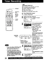 Предварительный просмотр 20 страницы Panasonic Omnivision PV-VS4821 Operating Manual