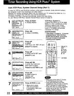 Предварительный просмотр 22 страницы Panasonic Omnivision PV-VS4821 Operating Manual