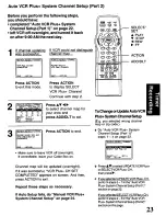 Предварительный просмотр 23 страницы Panasonic Omnivision PV-VS4821 Operating Manual